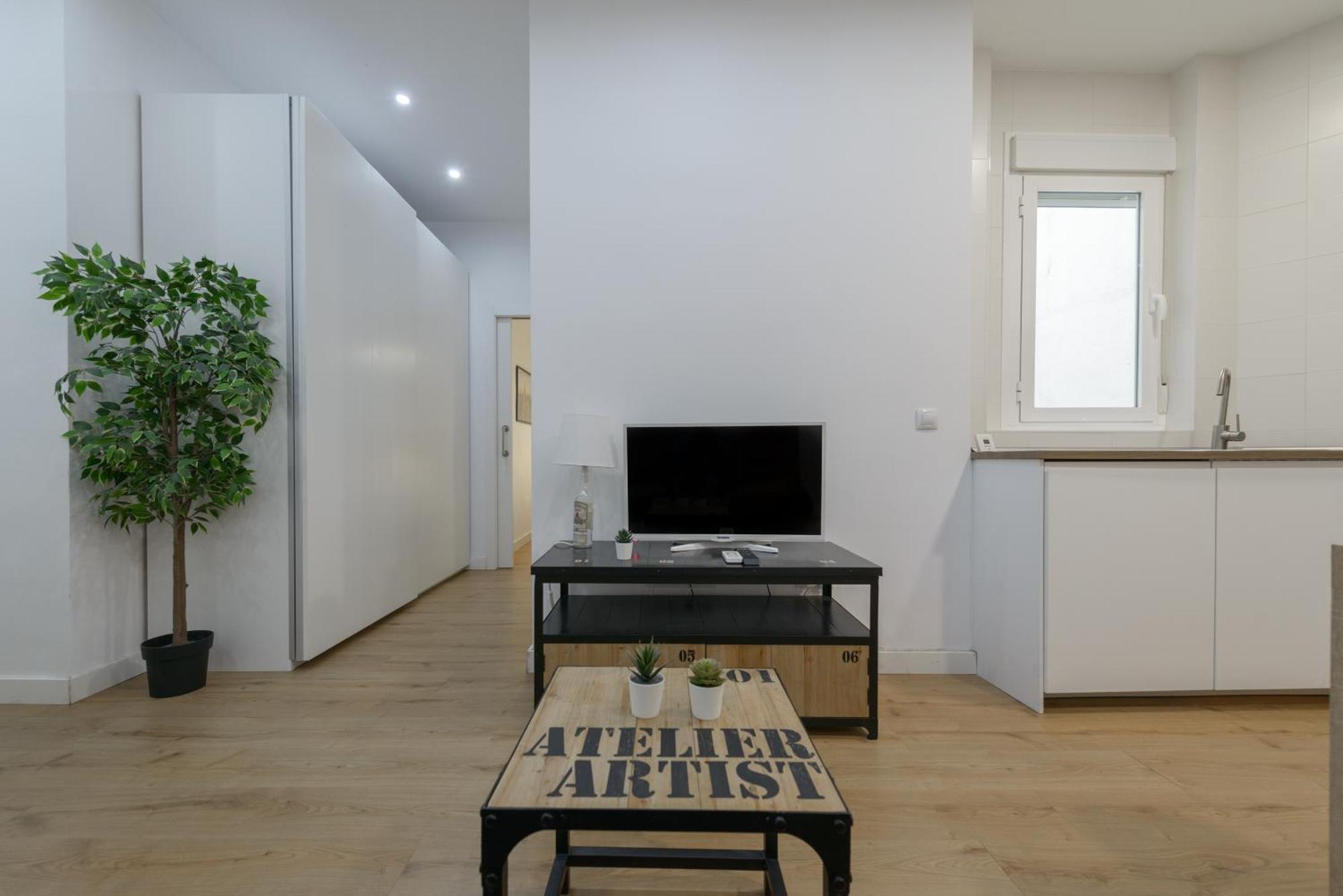 Apartament Avila Calle, Precioso Estudio En Santiago Bernabeu-Estrecho En Segundo Piso Sin Ascensor Madryt Zewnętrze zdjęcie