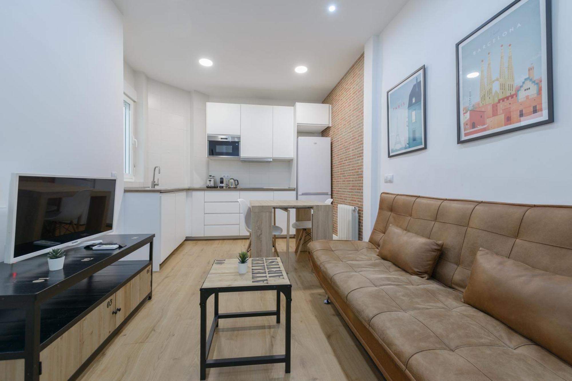 Apartament Avila Calle, Precioso Estudio En Santiago Bernabeu-Estrecho En Segundo Piso Sin Ascensor Madryt Zewnętrze zdjęcie