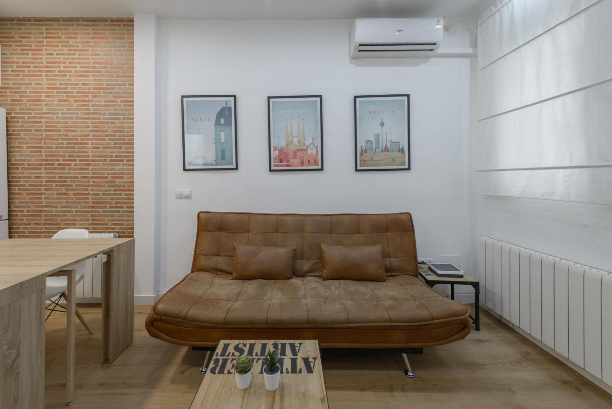 Apartament Avila Calle, Precioso Estudio En Santiago Bernabeu-Estrecho En Segundo Piso Sin Ascensor Madryt Zewnętrze zdjęcie